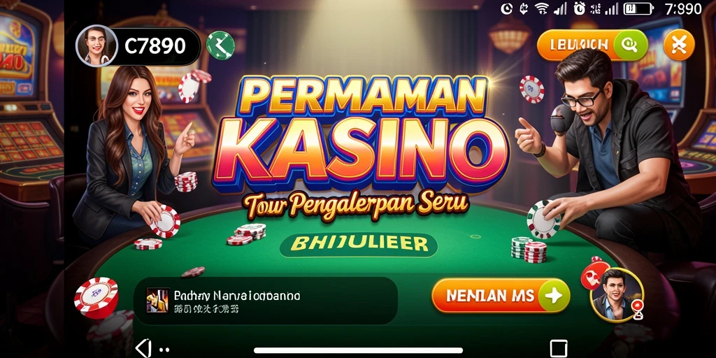 Tampilan menarik dari gameplay C7890 yang seru dan interaktif.