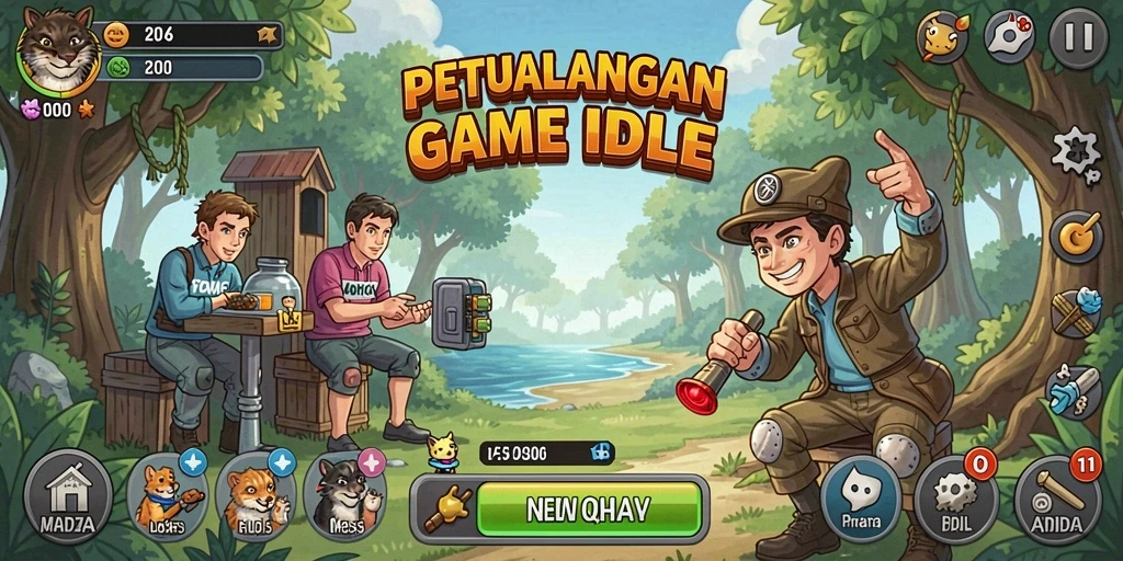 Tampilan gameplay D06 yang menarik dan menyenangkan dalam kategori Idle.