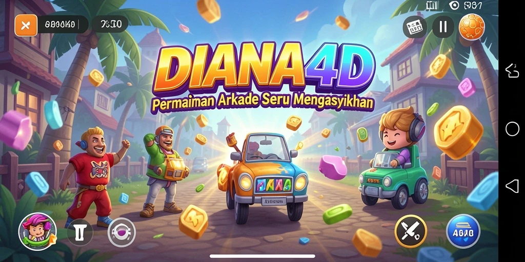 Tampilan gameplay menarik dari DIANA4D yang penuh tantangan.