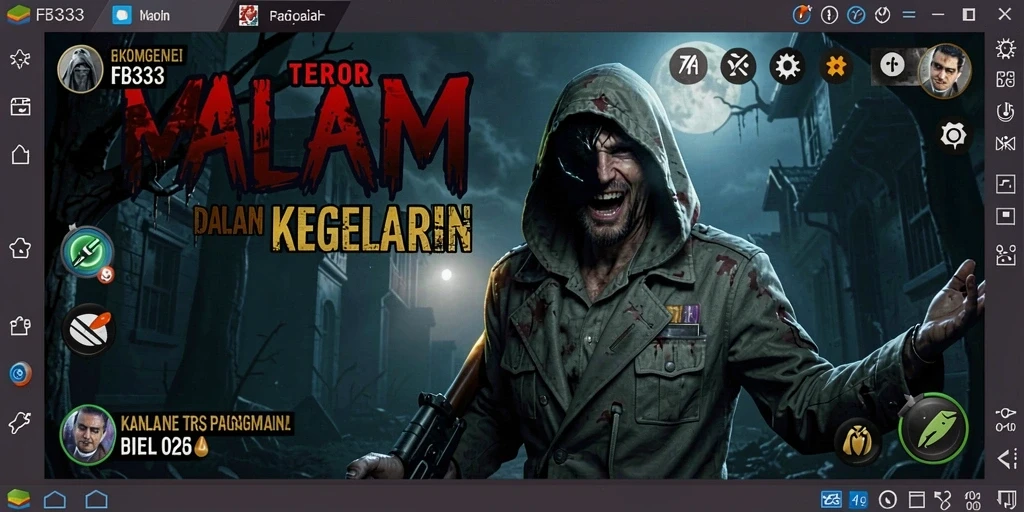 Gameplay menyeramkan dengan suasana kegelapan yang mencekam.
