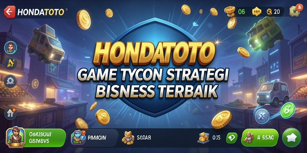 Gameplay seru HONDATOTO dengan elemen Tycoon yang menantang.