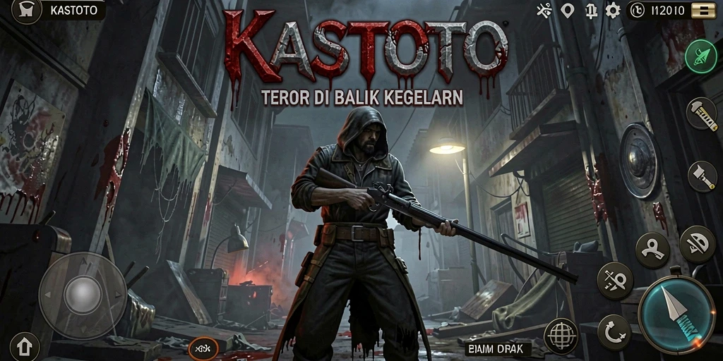 Screenshot menampilkan suasana mencekam dari KASTOTO dengan gameplay menegangkan.