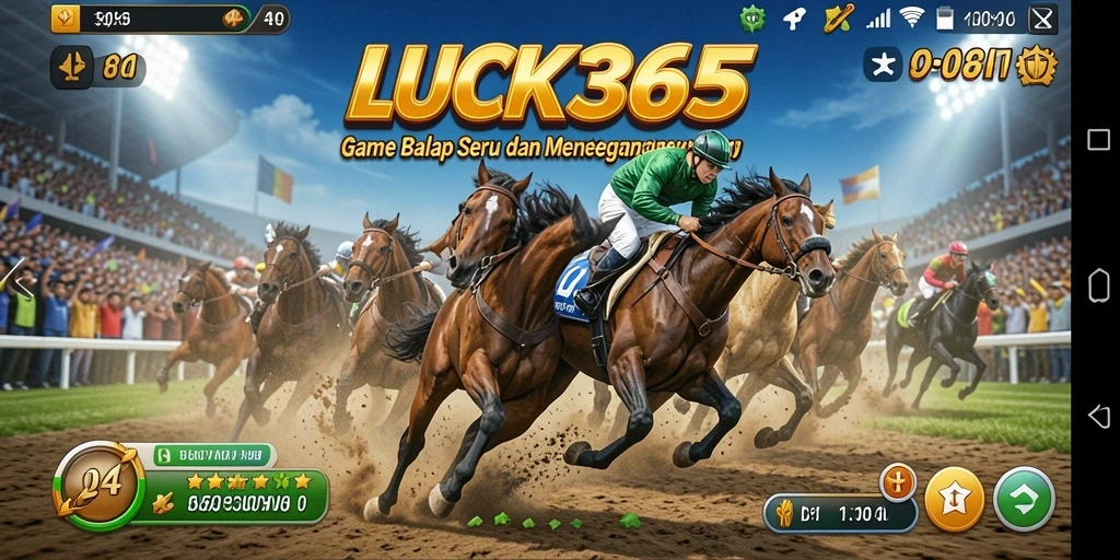 Tampilan seru dan menegangkan dalam gameplay LUCK365.