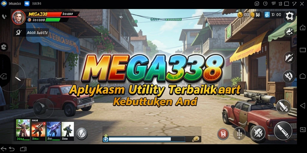 Tampilan utama MEGA338 dengan fitur-fitur Utility yang memudahkan pengguna.