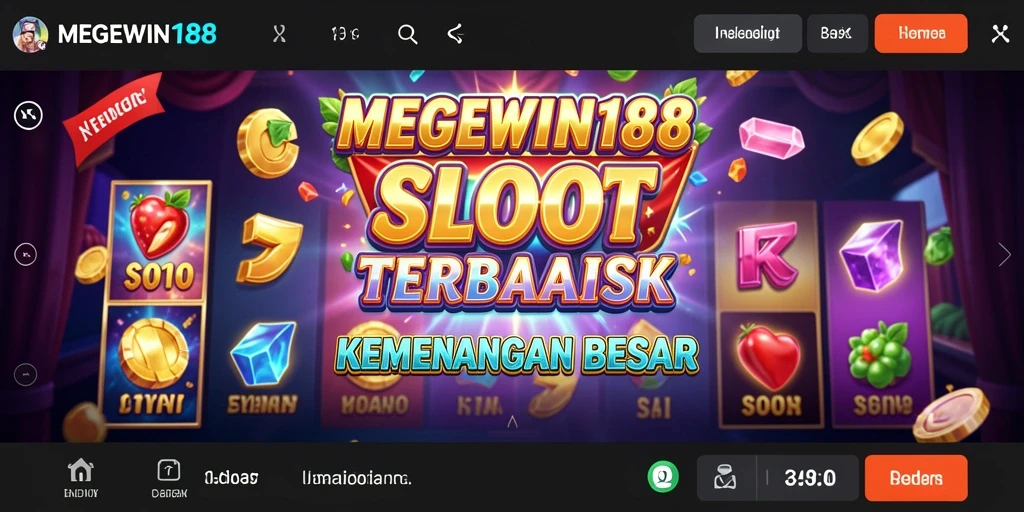 Gameplay menarik di MEGEWIN188 dengan tema Slot yang memukau.