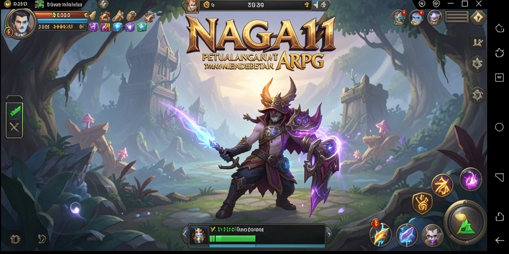 Tampilan gameplay NAGA11 yang seru dan menegangkan dalam dunia fantasi.