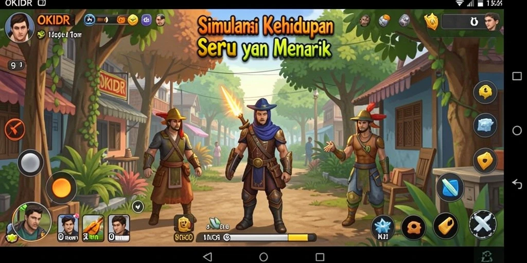 Tampilan gameplay OKIDR yang menarik dan interaktif.