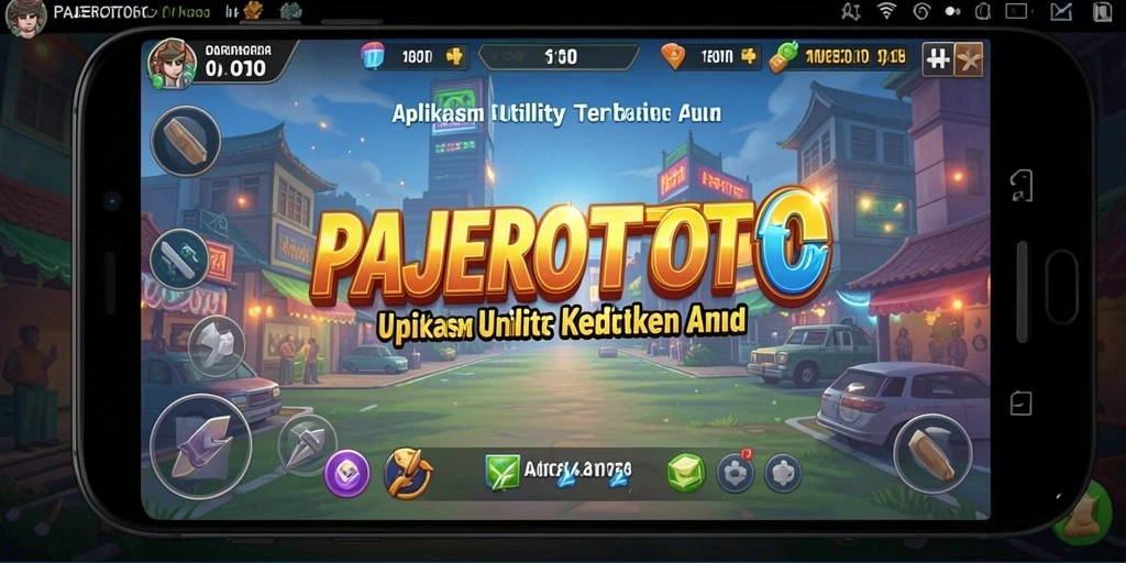 Tampilan antarmuka PAJEROTOTO yang sederhana dan intuitif.