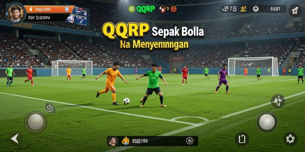 Tampilan permainan di QQRP yang seru dan menegangkan.