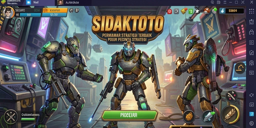 Tampilan gameplay menegangkan dan strategis di SIDAKTOTO.