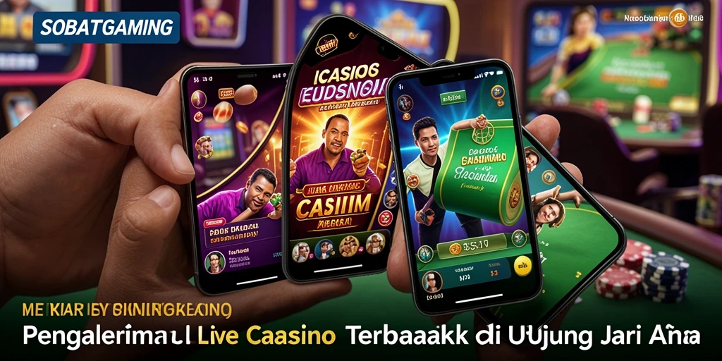 Tampilan gameplay SOBATGAMING yang menarik saat bermain Live Casino.